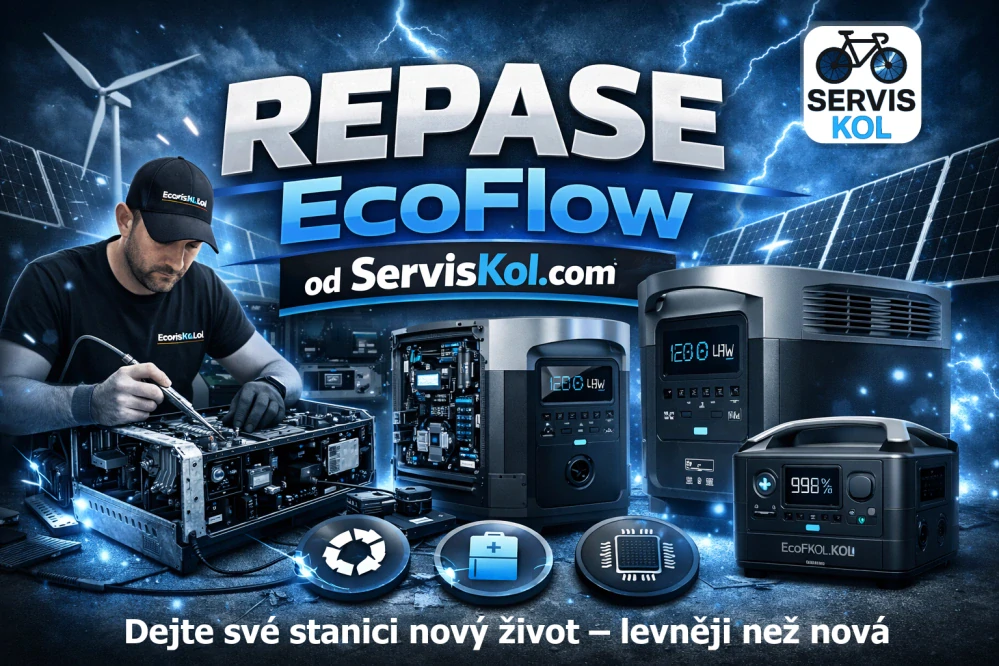 Repase baterie stanice EcoFlow od serviskol.com