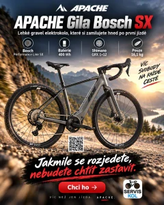 elektrokolo APACHE Gila Bosch SX 400 Wh (L) antracitová/černá