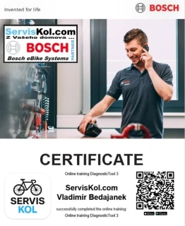 Provedení diagnostiky a aktualizace software Bosch